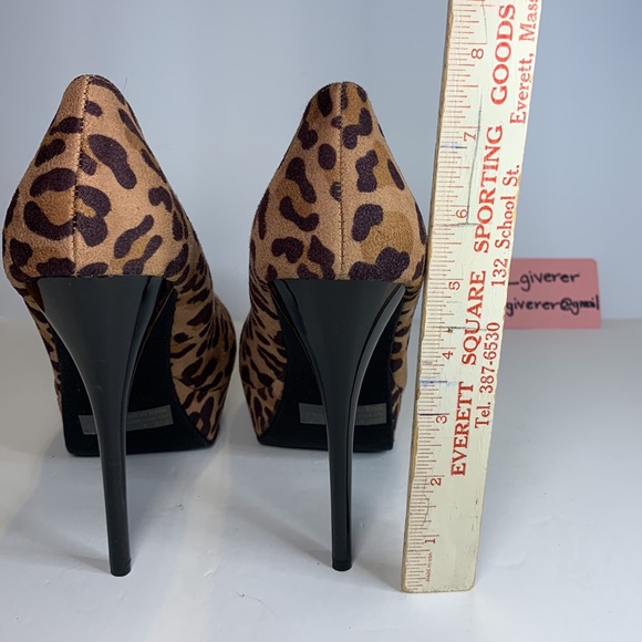 Charlotte Russe NWOT Leopard Platform Pump Heels - Picture 8 of 16